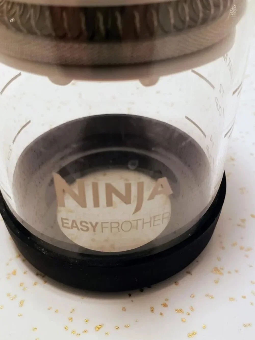 Ninja Easy Frother Mini Manual Milk Press Homemade Frother Foam Coffee 5 oz